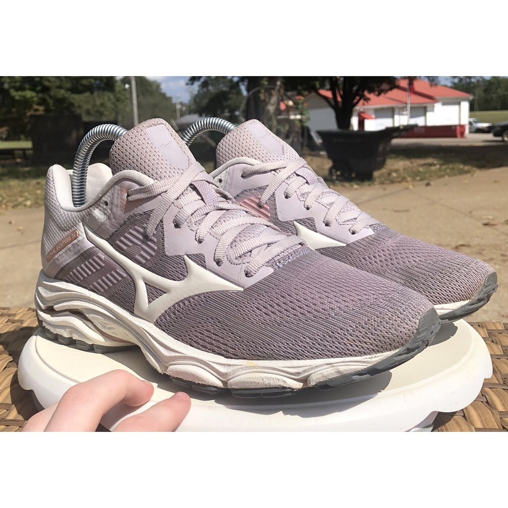 Mizuno Wave Inspire 16 Women's Size 8.5 Pink Gray Running Shoes